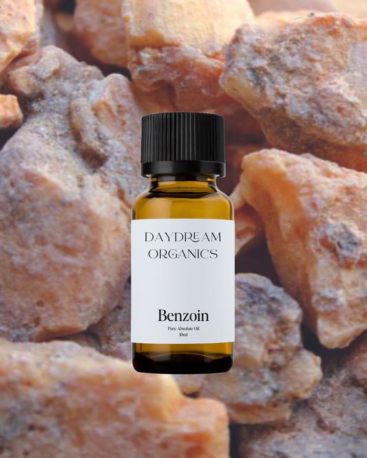 Our uncertified organic Benzoin Resin Absolute Oil has a rich, warm, and sweet vanilla-like aroma with soft balsamic and resinous undertones, offering a sense of comfort and grounding.
Emotionally and energetically, Benzoin is soothing, stabilizing, and nurturing, often used to ease anxiety, calm the mind, and create a feeling of emotional warmth and security—like a gentle embrace for the senses.