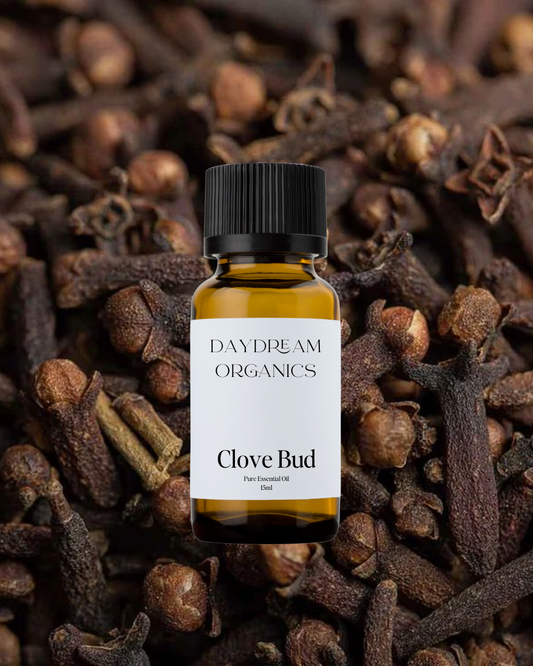 Our ethically wildcrafted Clove Bud essential oil offers a rich, warming, sweet and spicy aroma. 
Clove Bud essential oil is emotionally and energetically warming and comforting. Clove Bud is believed to foster feelings of self-assurance and stability during difficult times. Clove is also considered to be a powerful aphrodisiac.