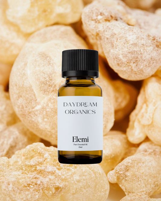 Our uncertified organic Elemi essential oil offers a fresh, lemony-resinous aroma with soft spicy and balsamic undertones.
Emotionally and energetically, Elemi is clarifying, uplifting, and spiritually supportive, traditionally used to calm the mind, encourage emotional release, and promote a sense of presence, renewal, and inner alignment.