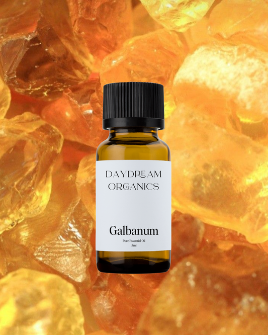 Our ethically wildcrafted Galbanum essential oil offers a resinous, leafy green, earthy, balsamic and woodsy aroma. The aroma of Galbanum is extremely powerful, so it's only needed in very small doses. 
Emotionally and energetically, Galbanum is cleansing, protecting and emotionally fortifying. Galbanum is also incredibly relaxing and soothing.
