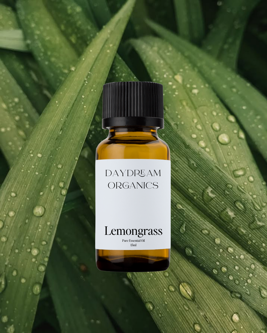 Our uncertified organic Lemongrass essential oil offers a bold, lemony aroma. 
Emotionally and energetically, Lemongrass is comforting, encouraging and calming. Lemongrass is also stimulating and refreshing aroma that can both uplift and relax!
