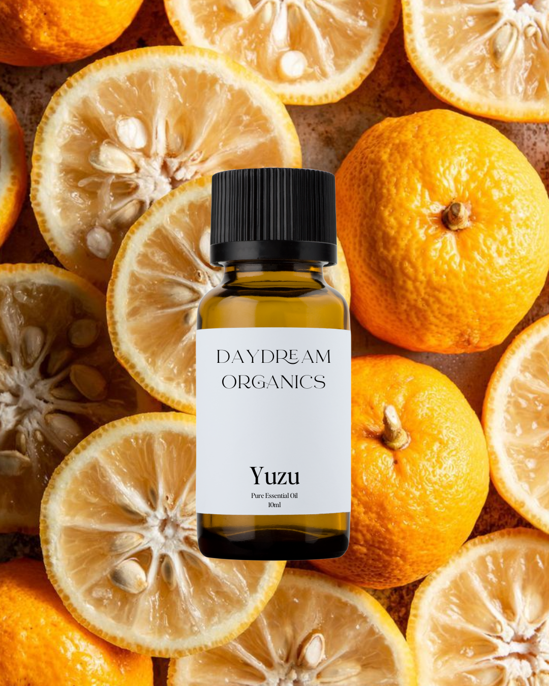 Our organically crafted Yuzu essential oil offers a bright, strong, slightly floral and citrus aroma.