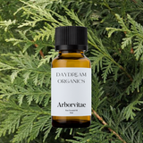 Our ethically wildcrafted Arborvitae essential oil offers a deep, woody, and slightly sweet aroma with resinous and earthy undertones, often described as grounding and spiritually protective.

Emotionally and energetically, Arborvitae is purifying, centering, and stabilizing, traditionally used to clear stagnant energy, support meditation, and cultivate a sense of sacred connection, strength, and inner peace.