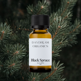 Our uncertified organic Black Spruce essential oil offers a crisp, invigorating, and forest-fresh aroma with resinous, slightly sweet, and grounding undertones.

Emotionally and energetically, Black Spruce is strengthening, clarifying, and deeply restorative, often used to ease stress, support the breath, and promote a sense of resilience, renewal, and connection to nature.
