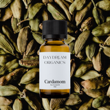 Our uncertified organic Cardamom (Elettaria cardamomum) essential oil has a warm, spicy-sweet aroma with fresh, citrusy, and slightly balsamic undertones, offering both comfort and brightness in one elegant scent.

Emotionally and energetically, Cardamom is uplifting, clarifying, and gently stimulating, helping to ease mental fatigue, soothe tension, and encourage a sense of openness and emotional warmth.