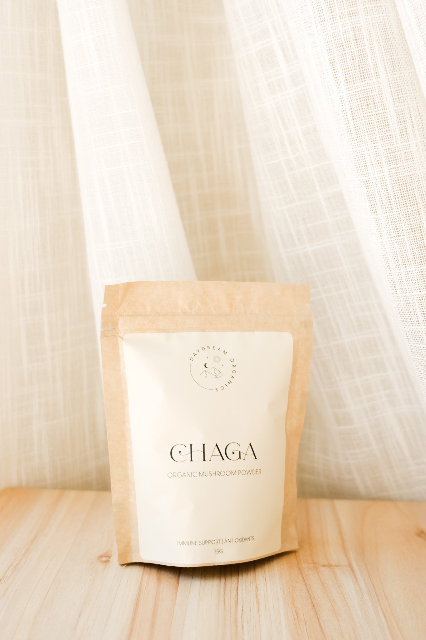 Our organic, steamed Chaga Mushroom powder is Canadian Wildharvested and can be used as a source of antioxidants and to support a healthy immune syst