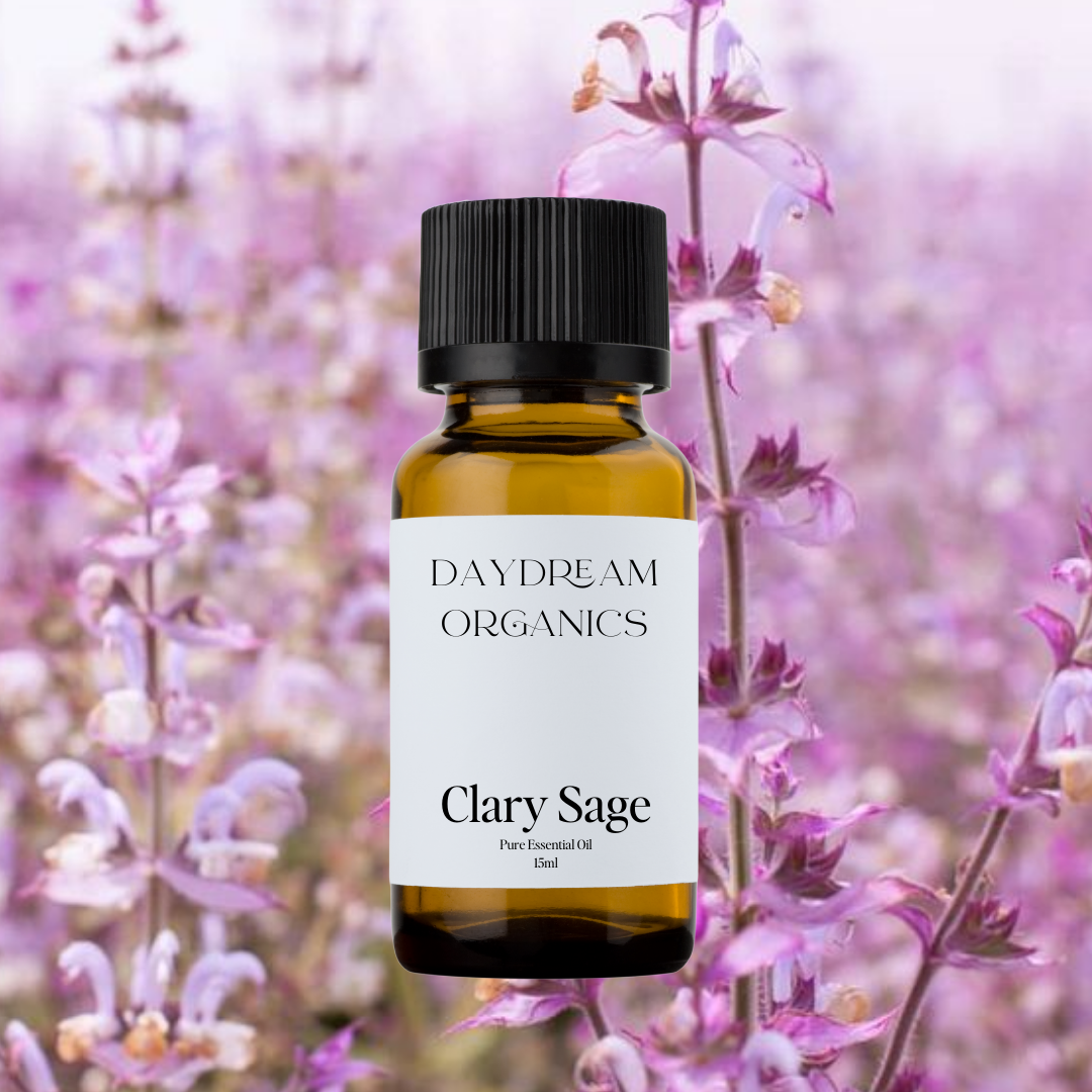 Our uncertified organic Clary Sage essential oil is steam distilled and offers a fresh, warm, sweet and herbaceous aroma.

Emotionally and energetically, Clary Sage essential oil is uplifting, nourishing, relaxing and calming. Clary Sage is believed to inspire creativity and can also be used as a potent natural aphrodisiac. 