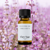 Our uncertified organic Clary Sage essential oil is steam distilled and offers a fresh, warm, sweet and herbaceous aroma.

Emotionally and energetically, Clary Sage essential oil is uplifting, nourishing, relaxing and calming. Clary Sage is believed to inspire creativity and can also be used as a potent natural aphrodisiac. 