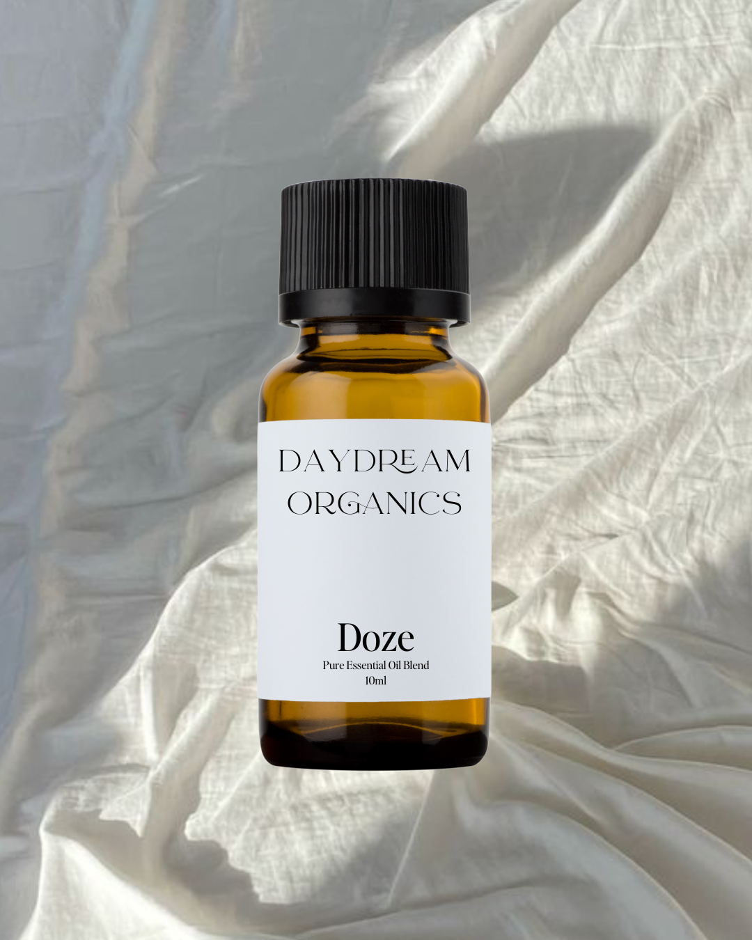 Our Doze Essential Oil Blend has been handcrafted to help you doze off to sleep with ease. Say goodbye to restlessness and hello to deep relaxation with this blend of nature's best sleep supporters.

All of our essential oils are 100% pure and made using ethically wildcrafted or organically cultivated plants.