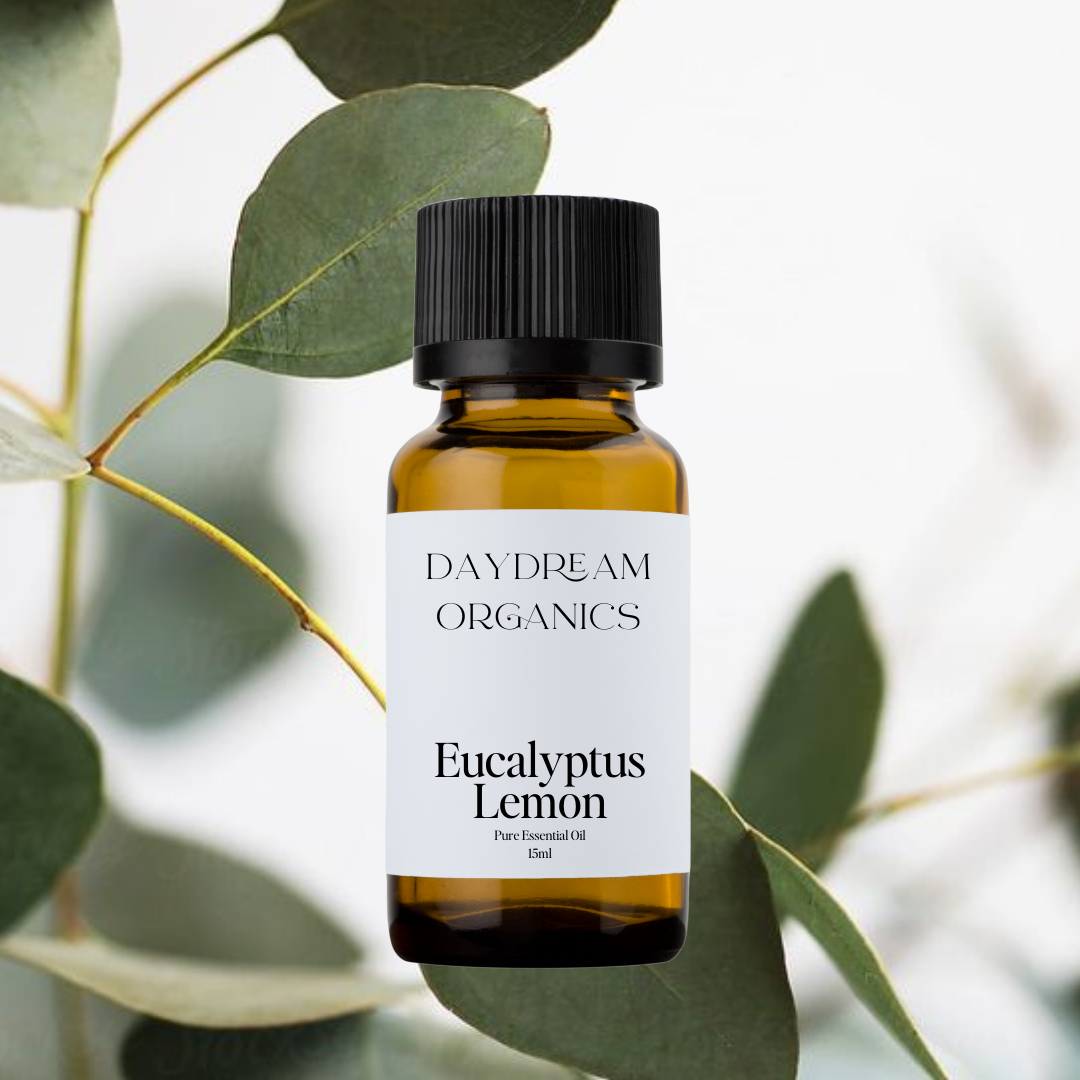 Our ethically wildcrafted Eucalyptus Lemon essential oil is steam distilled from the fragrant Eucalyptus citriodora tree that originates in the Australian forests. Eucalyptus Lemon is refeshing, lemony, and camphor-like aroma with a light sweetness. 

Eucalyptus Lemon is emotionally and energetically rejuvenating, clearing, soothing and energizing. 