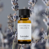 Our uncertified organic Lavender essential oil is steam distilled from the flowers growing in the French countryside. Lavender offers a floral, sweet and herbaceous aroma. 

Emotionally and energetically, Lavender is cooling, drying, soothing and deeply calming. 