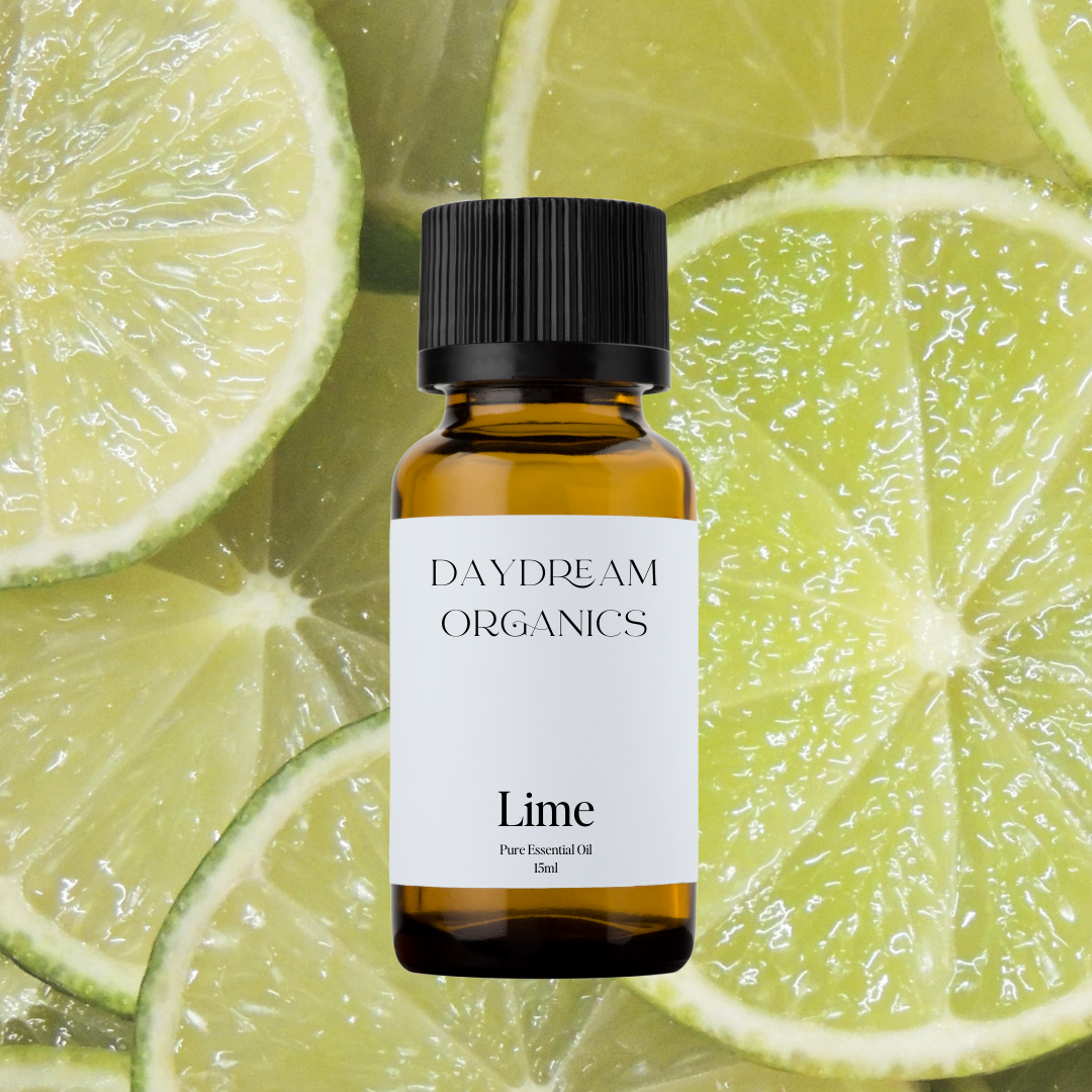 Our uncertified organic Lime essential oil offers a bright, zesty, tart and slightly sweet aroma. 

Emotionally and energetically, Lime is refreshing and promotes feelings of positivity, calmness and harmony. Lime is very uplifting and emotionally balancing!