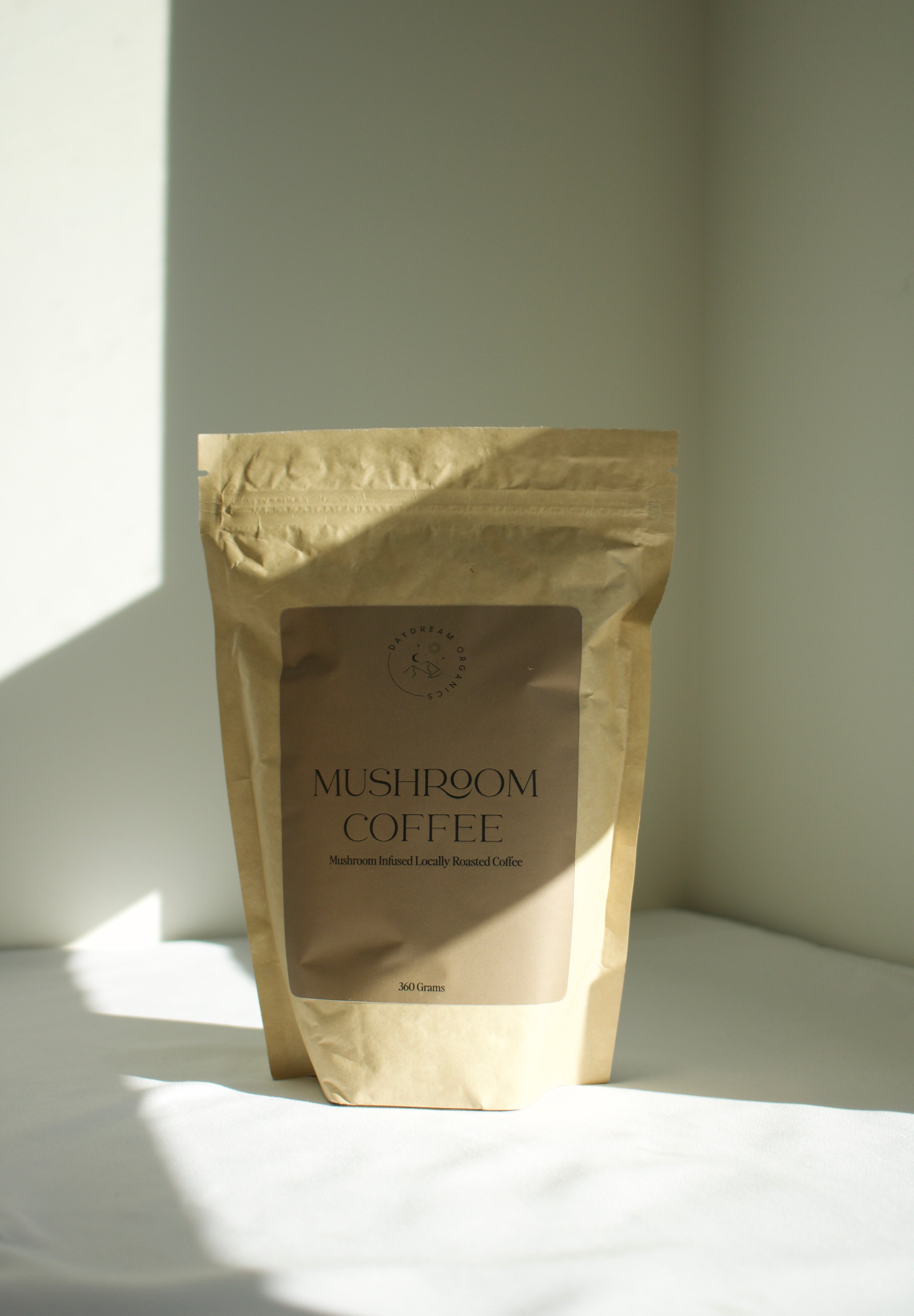 Our Mushroom Coffee is a herbalist-formulated blend of organic coffee from Smoking Gun Coffee Roasters in Chilliwack, BC and Chaga, Reishi and Lion's Mane Mushroom fruiting bodies.