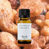 Our ethically wildcrafted Myrrh essential oil offers a warm, sweet, earthy, smooth, rich aroma. Myrrh has a long history of use in ancient cultures and various religions as an incense, healing preparations and ceremonial aroma.