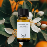 Our uncertified organic Neroli essential oil offers a strong, herbaceous, citrusy, floral aroma. 

Emotionally and energetically, Neroli is calming, soothing and deeply relaxing. Neroli is known for inspiring creativity and facilitating greater spiritual awareness and understanding. 