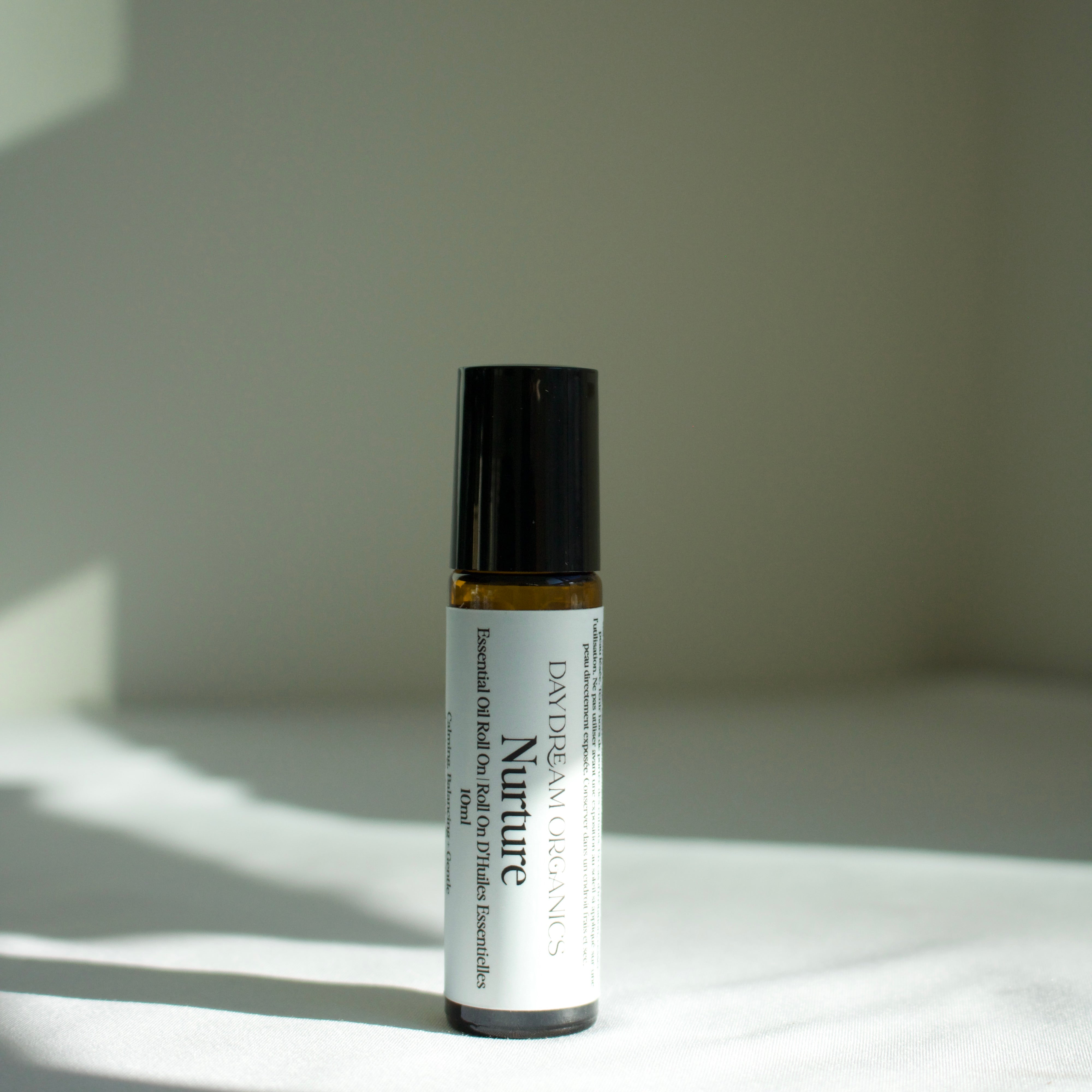 Our Nurture essential oil roll-on is a gentle essential oil roll-on that's been created for little ones and those who prefer a softer scent.