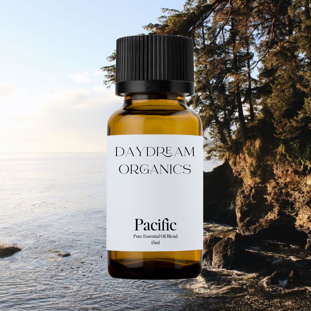 Our Pacific essential oil blend has been handcrafted to transport you to the coastal forests of the Pacific Northwest. This blend is reminiscent of towering evergreens and fresh, coastal air.

All of our essential oils are 100% pure and made using ethically wildcrafted or organically cultivated plants.