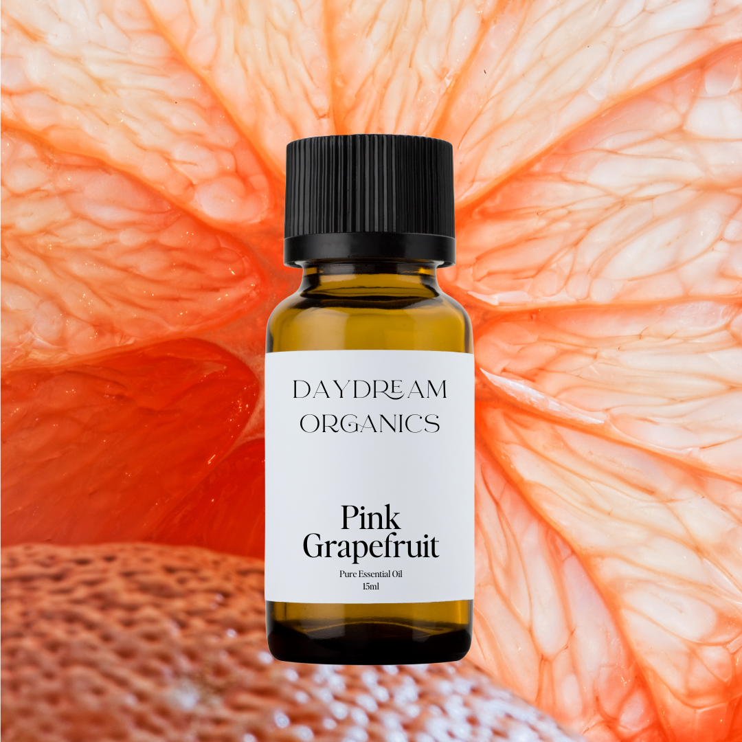 Our uncertified organic Pink Grapefruit essential oil offers a fresh, light, citrusy, sweet and slightly bitter aroma.

Emotionally and energetically, Grapefruit essential oil is uplifting, cleansing, comforting and balancing. Grapefruit promotes positive energy and is considered to be mildly euphoric. Grapefruit can also help to balance and soothe in times of overstimulation.