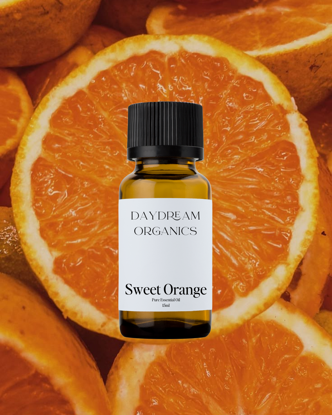 Our organic Sweet Orange essential oil is cold-pressed from oranges that are grown in the orchards of the Italian countryside. Sweet Orange offers a delicate, sweet, citrus aroma. 

Emotionally and energetically, Sweet Orange is uplifting, worry-reducing, cheerful, and supports feelings of positivity. 