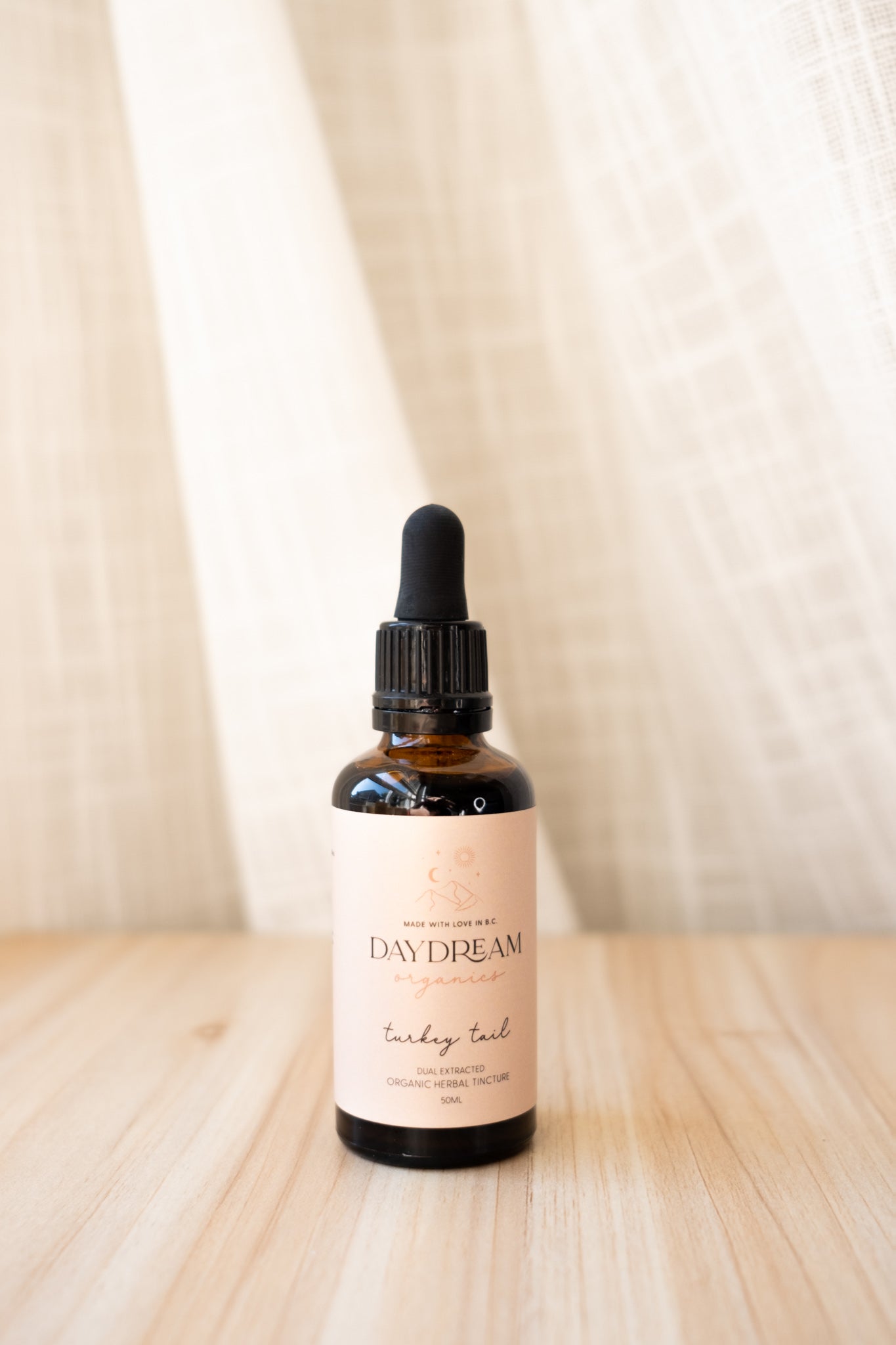 Our organic Turkey Tail mushroom tincture is gut supporting and is known for its immense immune support benefits. 
