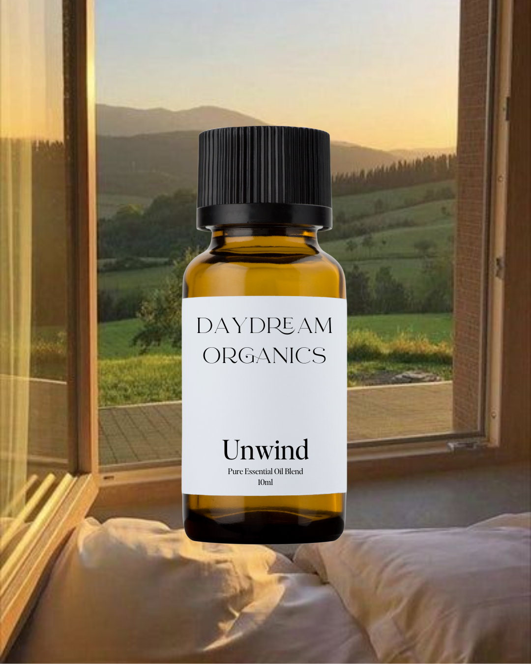 Our Unwind essential oil blends has been created to help you unwind after a long day and let go of everyday stress. This blend supports deep relaxation, eases heightened emotions and encourages you to slow down.

All of our essential oils are 100% pure and made using ethically wildcrafted or organically cultivated plants.