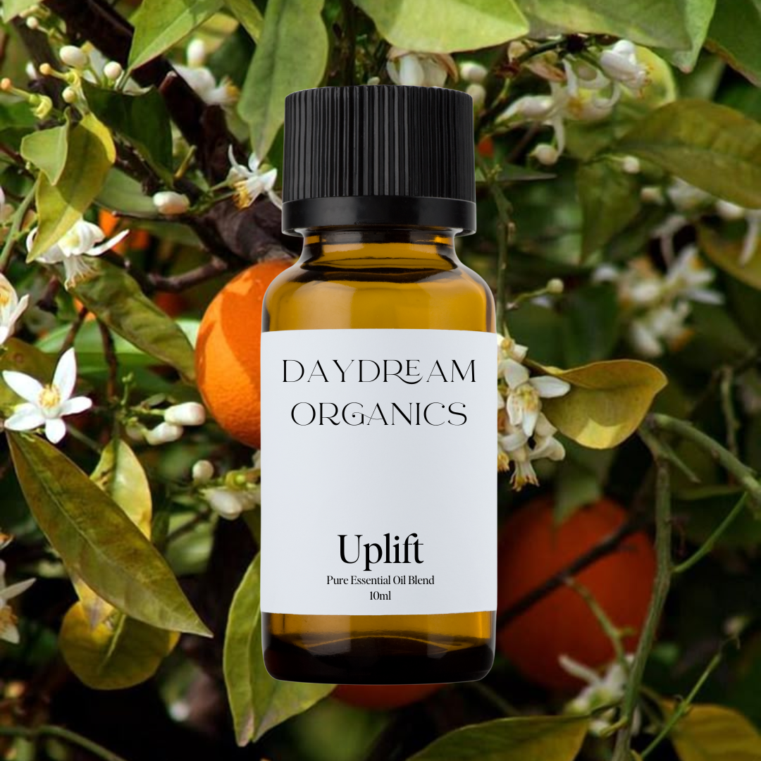 Our Uplift essential oil blend has been created to uplift the spirit and support a positive mood. This blend of oils is lively, joyful and lighthearted.