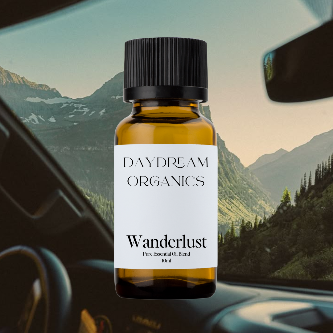 Our Wanderlust essential oil blend has been created to evoke the same feelings of adventure, open roads and new horizons. This blend is uplifting, vibrant and renewing.