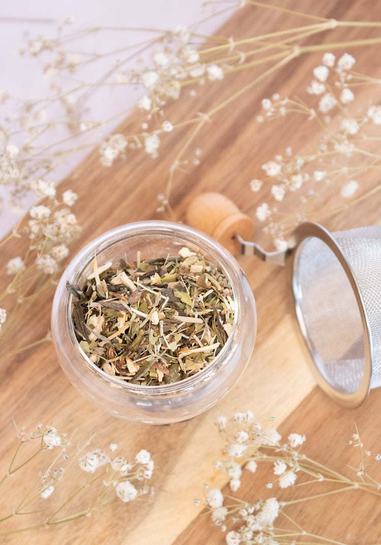 Our Mind Magic herbal tea blend has been formulated using organic Green Tea, Yerba Mate and a blend of powerful cognitive supporting herbs to promote focus, concentration and mental clarity. 