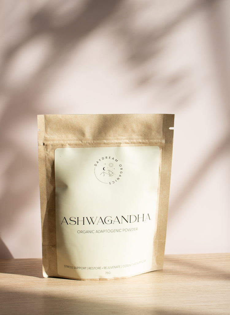 Cherished for centuries in Ayurveda, our organic Ashwagandha is grown in the Pacific Northwest and is an adaptogenic herb that can be used daily to support a healthy stress response and adrenal functioning as well as to balance cortisol levels.
