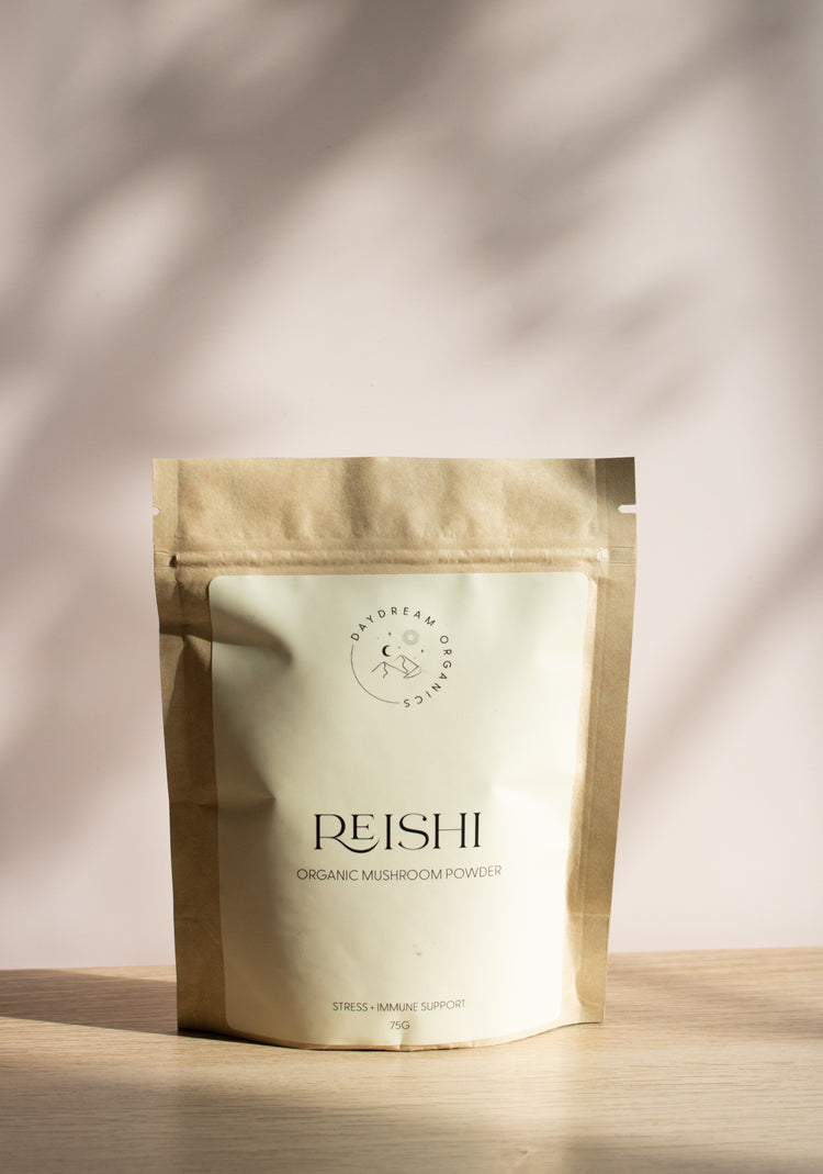 Known as the "mushroom of immortality" or "the queen of medicinal mushrooms", our organic Reishi mushroom powder can be used to support the immune system and as an adaptogen to help support the mind and body's resistance to stress.