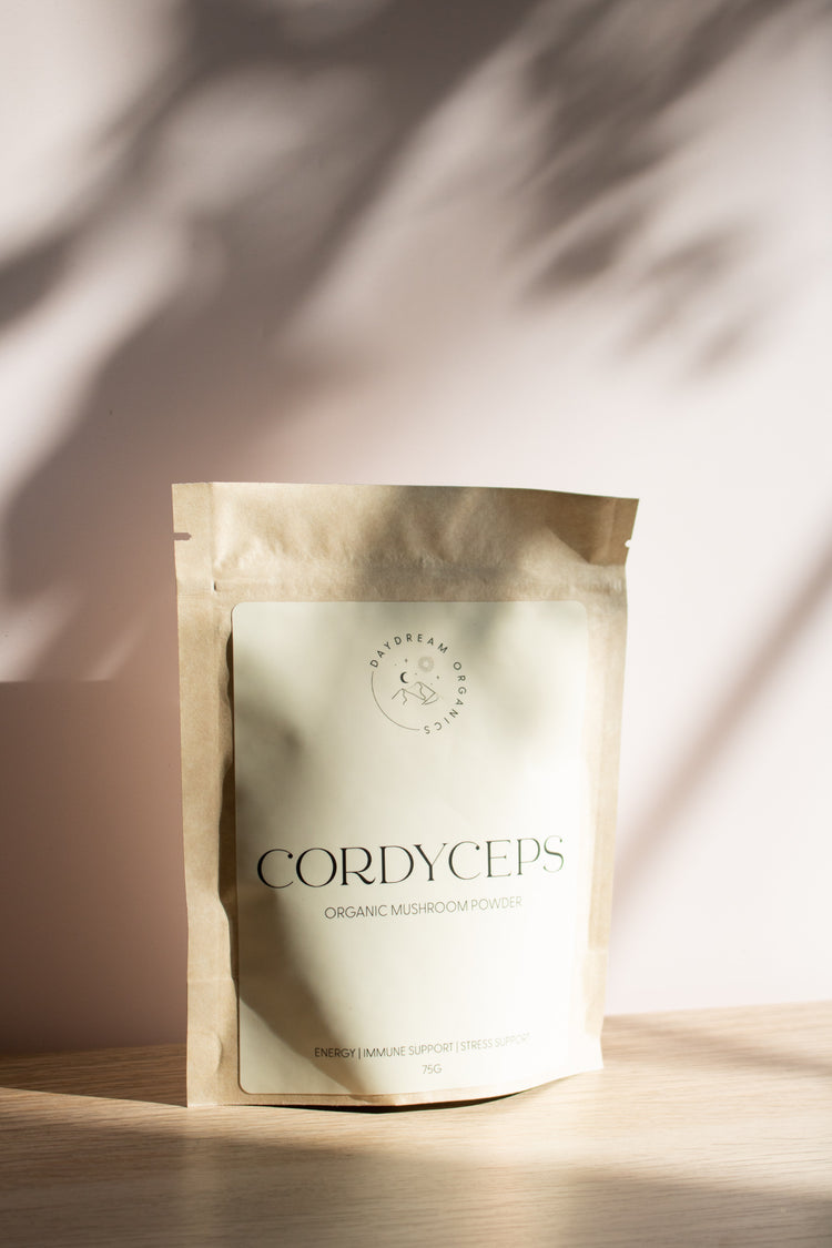 Our organic Cordyceps mushroom powder is an adaptogenic mushroom powder that can be used to stabilize energy and stress levels as well as enhance stamina, endurance and oxygen uptake.